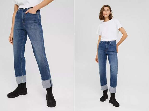 Широкие джинсы: модные модели сезона