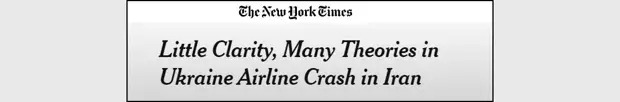«Демонизация Ирана»: как Запад обвиняет Тегеран в причастности к крушению украинского Boeing 737