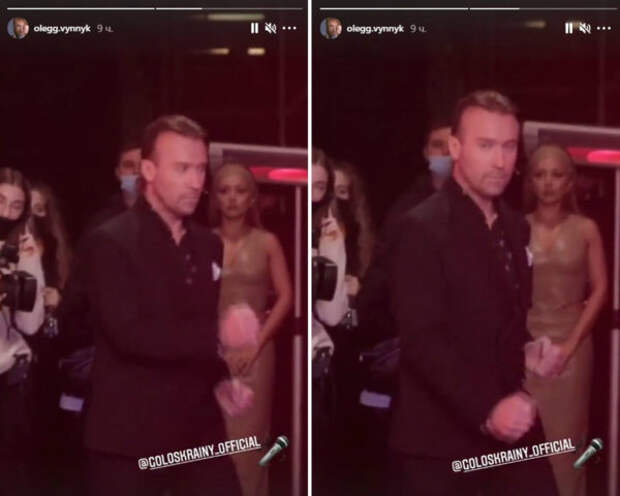 Скриншоты из Instagram Олега Винника