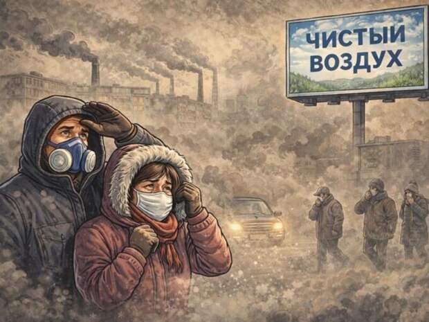 В Чите снова ввели режим «чёрного неба»