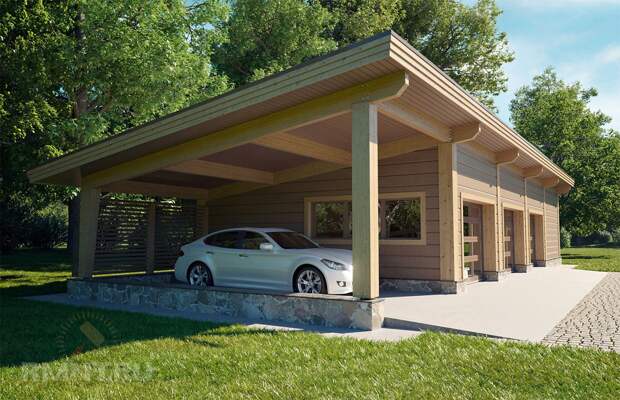 Оригинальный гараж — красивый дом для вашей машины