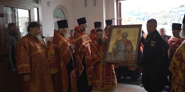 Икона Александра Невского прибыла на Камчатку для укрепления духа моряков