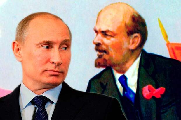 Путин и Ленин