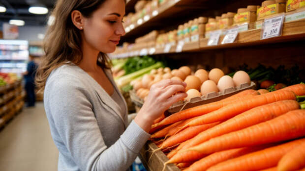 Яйца и морковь подорожали в России за одну неделю