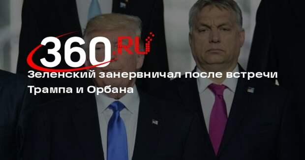 Соскин: Зеленский испугался из-за компромата на него, переданного Орбаном Трампу