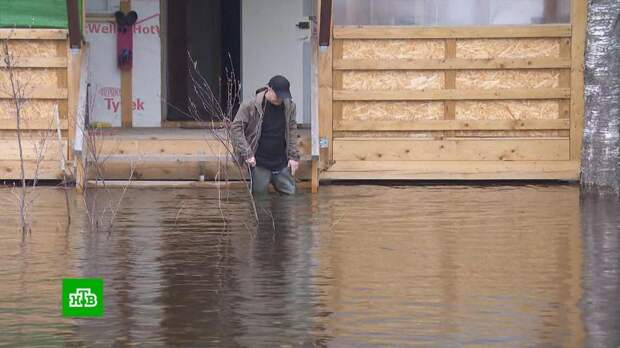 После строительства развязки затопило дома подмосковного СНТ