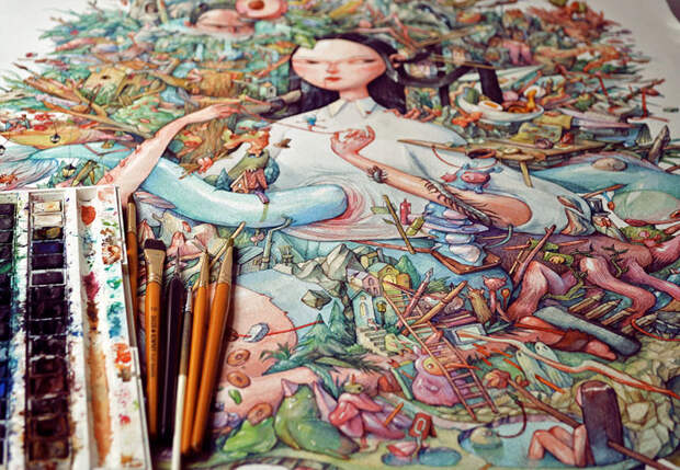 Последние штрихи. Автор: Maria Tiurina.