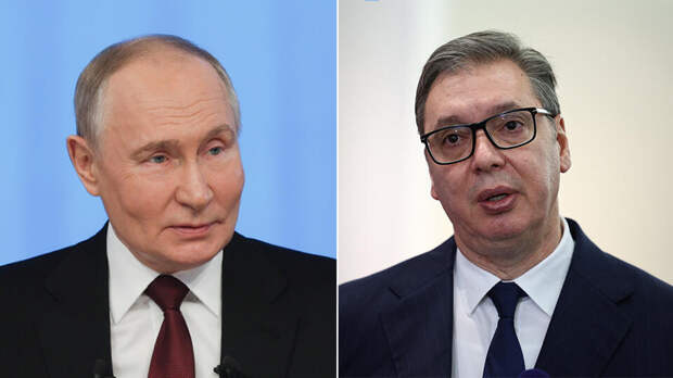 Путин и Вучич обсудили ситуацию вокруг Украины и конфликт на Ближнем Востоке