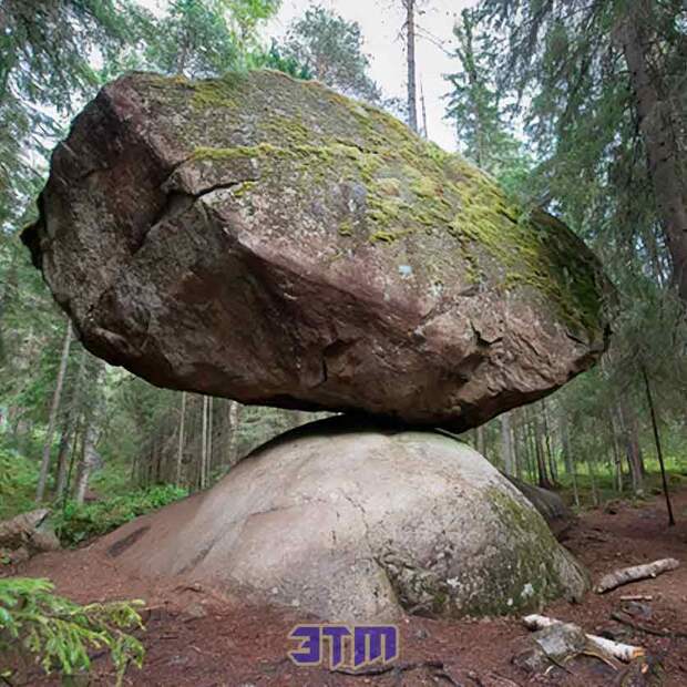 Балансирующий камень Куммакиви и его маловероятное объяснение в финском фольклоре