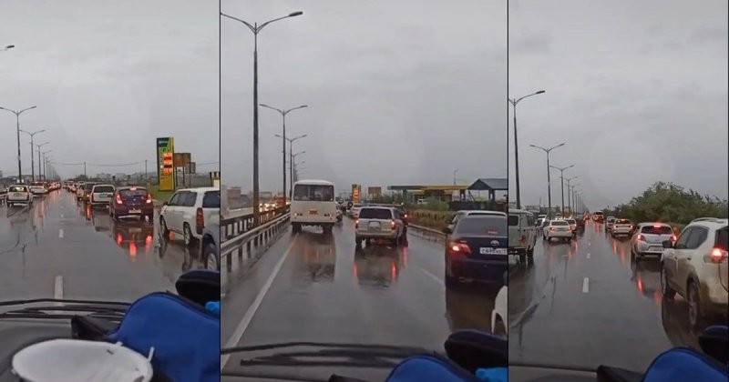 Как в Якутске уступают дорогу машине скорой помощи