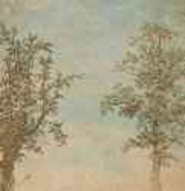 Два дерева. 1620-1630 - Гравюра 15,5 x 17,3 Риксмузеум Амстердам