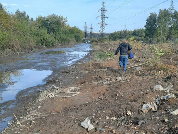 Общественник из Новосибирска собирает деньги на ремонт дороги в Октябрьском районе