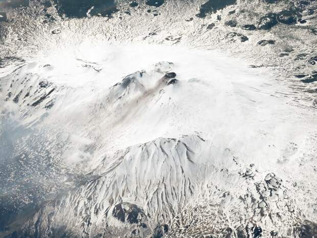 Вулкан Этна, Италия. 10 марта 2018 года. Изображение ©2018 Planet Labs, Inc. cc-by-sa 4.0.