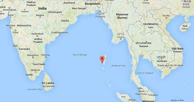 Это Северный Сентинельский остров, который является одним из Андаманских островов, расположенных в Индийском океане в мире, интересно, люди, племя, факты
