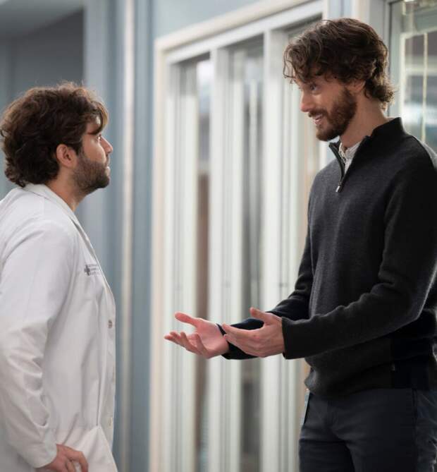 Levi talks to James.