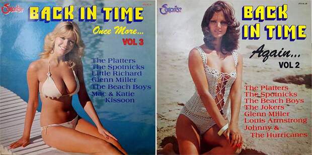 Соблазнительные бикини с обложек пластинок 60-80-х годов