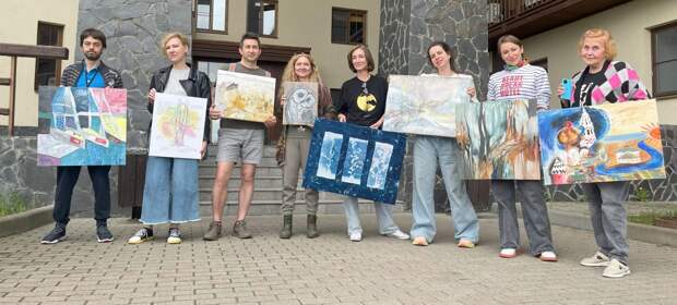 Участники арт-резиденции. Фото: Радомир Лисицин