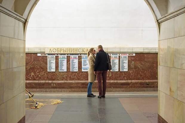 Станция "Добрынинская" иностранец в России, метро, метрополитен, москва, путешествия, россия, фото, фотограф