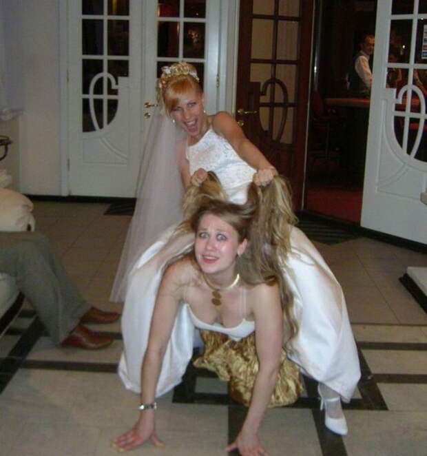 Смешные свадебные фото