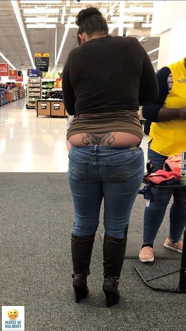 В душе я все та же худышка walmart, америка, люди, магазин, мода, одежда, чудики, юмор