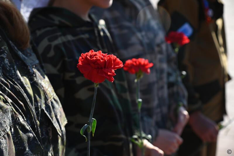 Воинские почести красноармейцев в Барнауле / Фото: barnaul.org