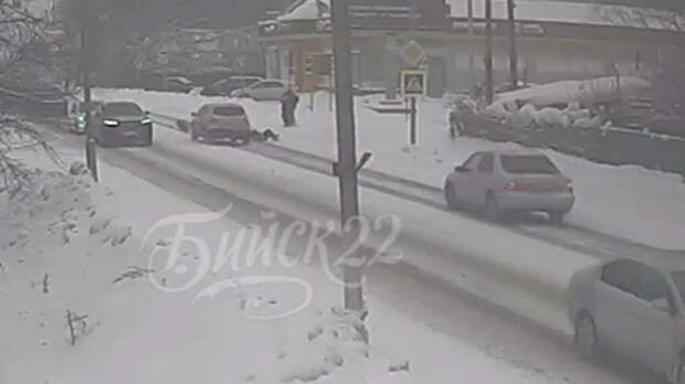 Момент ДТП / Кадр из видео: 