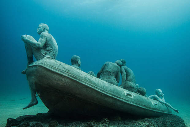 Первый в Европе подводный музей Atlantico