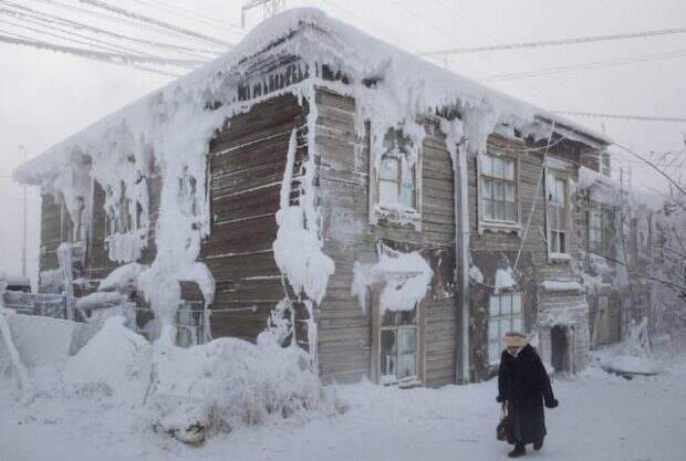 Самая холодная жилая деревня в мире