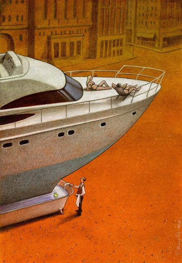 Комфортабельный отдых, или всё включено. Автор: Pawel Kuczynski.