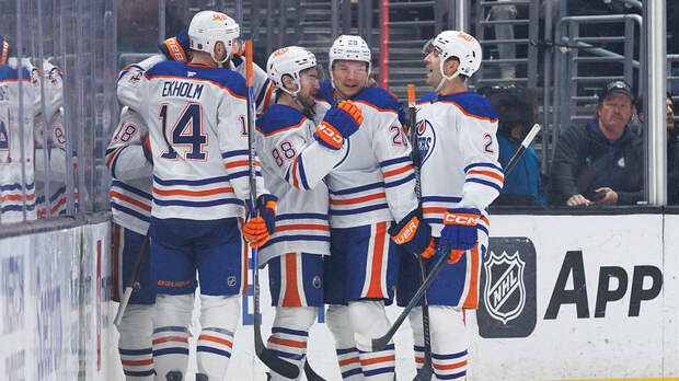 Гол Подколзина помог «Эдмонтону» разгромить «Лос-Анджелес» со счётом 8:1