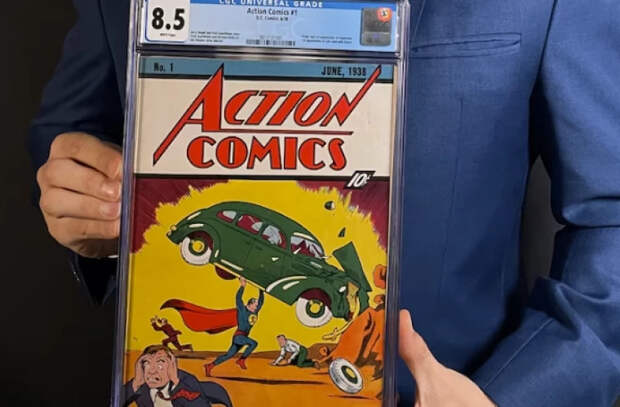 Редкий экземпляр первого выпуска комикса о Супермене ушёл с молотка