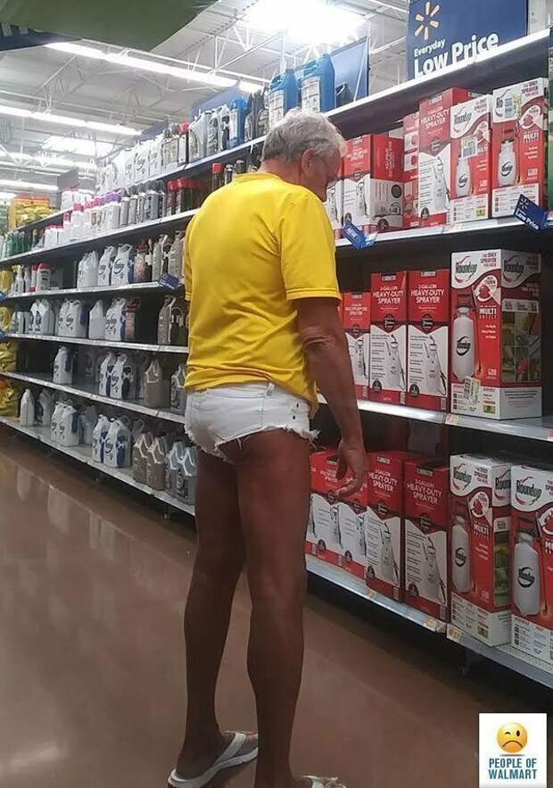 Секси-шорты walmart, америка, люди, магазин, мода, одежда, чудики, юмор