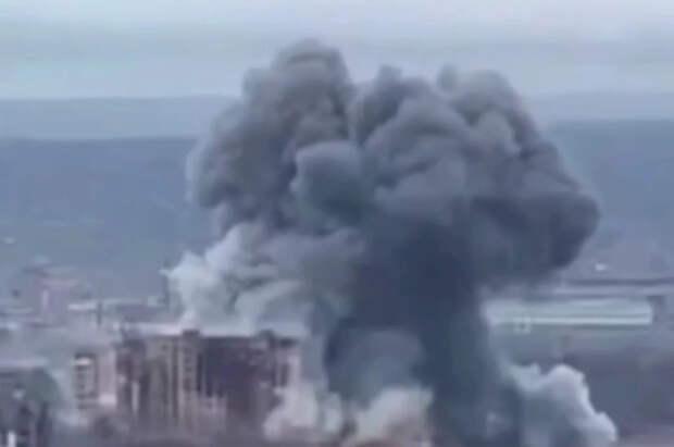 Мощный взрыв уничтожил здание с боевиками ВСУ в Константиновке