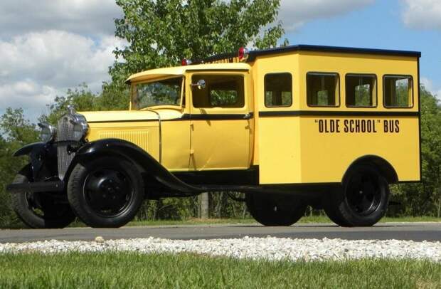 Сельский школьный автобус из 1930-х