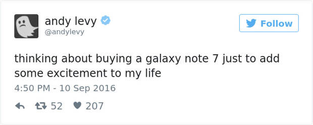 Funny Reaction To Samsung Galaxy Note 7