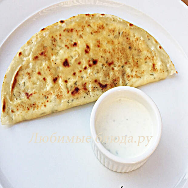 Кутабы с зеленью и сыром рецепт