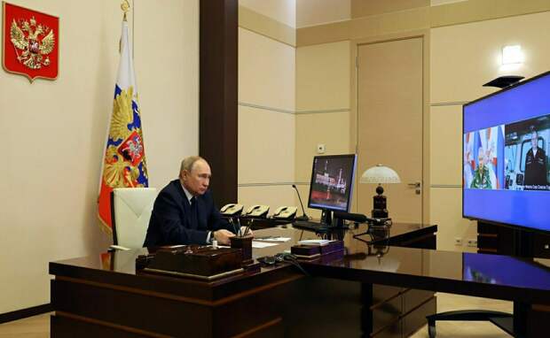 Запуск "Циркона" при участии Владимира Путина. Фото: © Kremlin Pool/Globallookpress