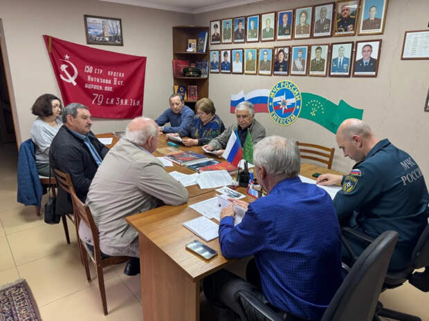 В Главном управлении МЧС России по Республике Адыгея прошло очередное заседание Совета ветеранов Главного управления