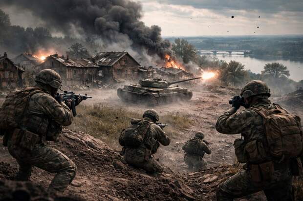 Русские бойцы прорвутся к Запорожью по дну Днепра