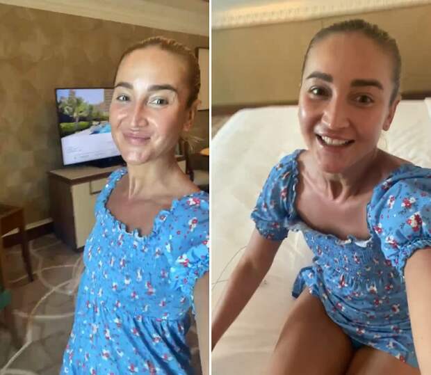 Оля Бузова от восторга засветила нижнее белье