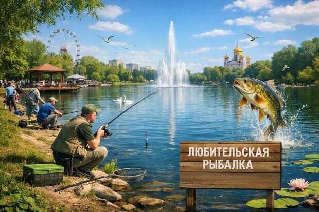 В Центральном парке Караганды могут разрешить рыбалку