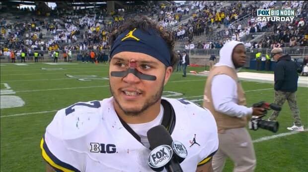 Blake Corum Bloody Face Michigan Troll
