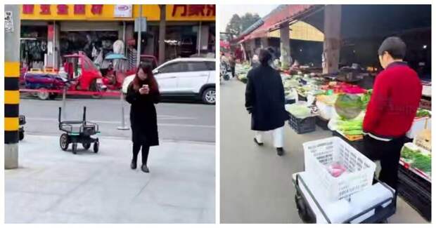 Китайские умные корзинки для покупок