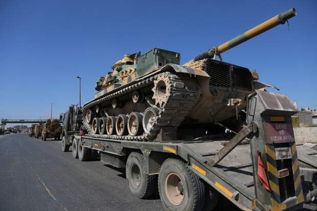 В Сирию вошли большие колонны турецкой бронетехники (+ФОТО, ВИДЕО)