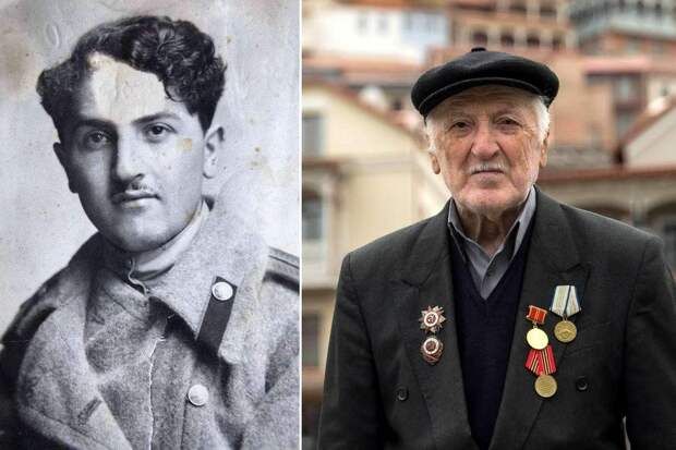 15 героев Великой Отечественной Войны из 15 республик Советского Союза - Георгий Гозалишвили, уроженец Грузии, 88 лет