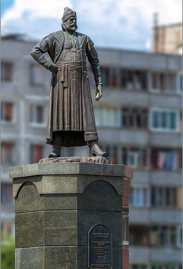 В городе Пушкино установлен памятник Григорию Пушке