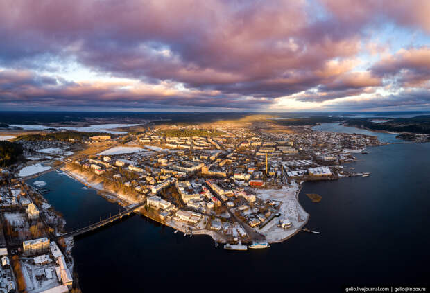 Сортавала с высоты