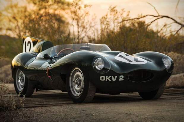 Jaguar D-Type - трехкратный победитель Ле-Мана. | Фото: mirnovinok.com.