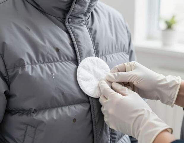 Две капли на ватный диск — и пуховик как новый: никакой стирки в машинке