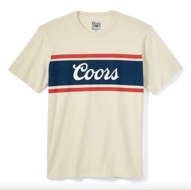 Huckberry x Coors Banquet Retro Stripe T-Shirt